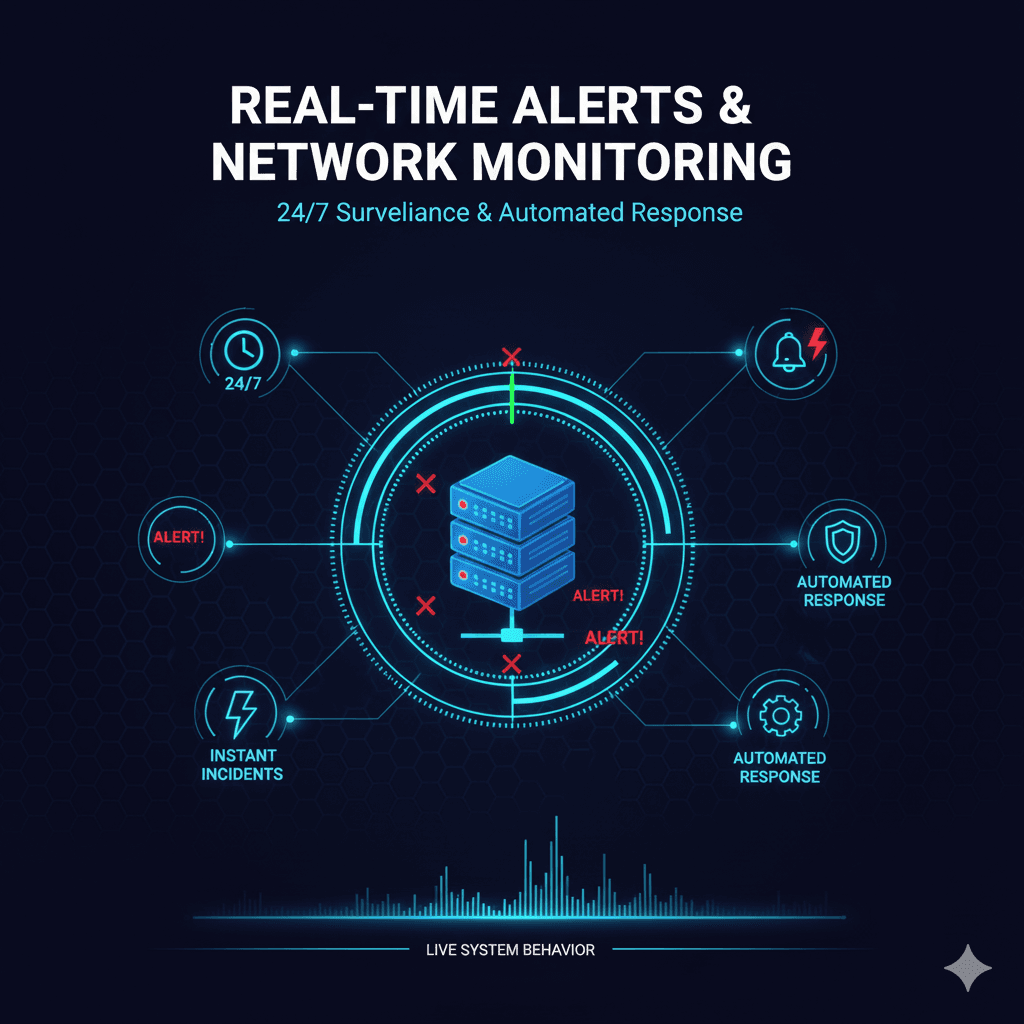 Real-Time Alerts & Network Monitoring